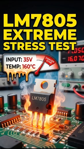 7805 Regulator As Soldering Iron Extreme Test | Real or fake or How much life its #voltageregulator