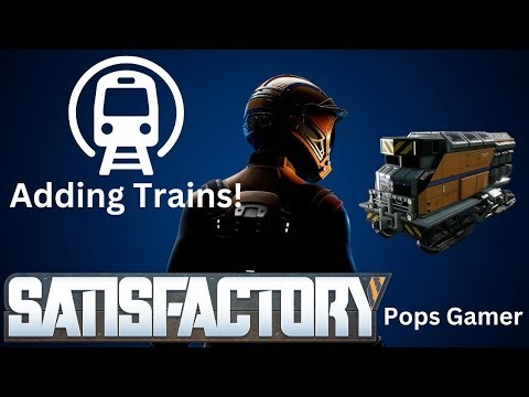 Satisfactory - Central Storage Train System - Bringing Rail to the Main Base