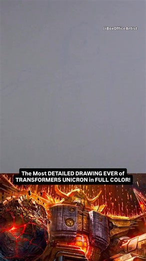 James Raiz on Instagram: "The Most DETAILED DRAWING EVER of TRANSFORMERS UNICRON in FULL COLOR! Watch me draw MORE 80s CARTOONS on YouTube!"