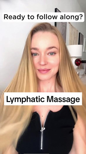 Do this everyday in the morning to depuff your face #facemassage#facetutorial#naturalfacelift#depuffwithme#lymphaticdrainage#facelymphatic#beautyhacks#facelifting