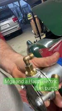 Hardi fuel pump install on a 1961 mga roadster