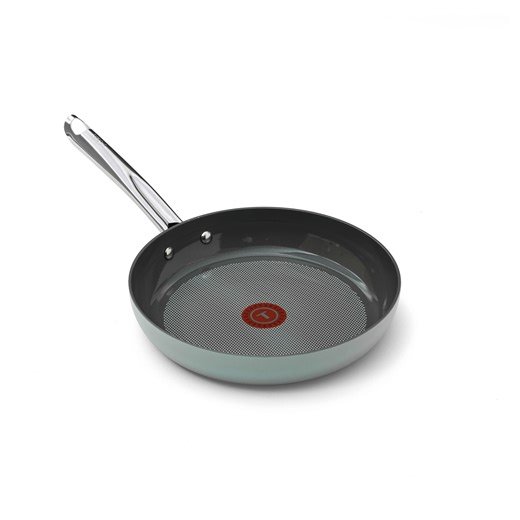 T-fal Ceramic Inspire, Non stick Frying Pan, Oven Safe, Thermo-Spot® Heat Indicator, 10.5-in, Mint | Canadian Tire