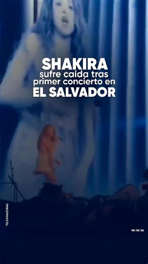 Teleamazonas on Instagram: ""¡Nada nos detiene!" Shakira sufrió una caída en su primer concierto en El Salvador. Mira los detalles en el link de la bio"