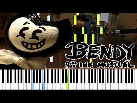 Bendy And The Ink Musical - Random Encounters feat. MatPat [Syntesia Piano Tutorial]