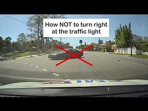 How NOT to turn right (traffic lights)