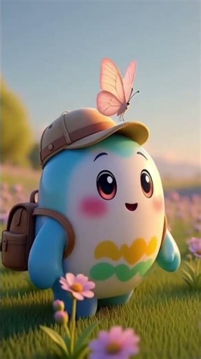 Bloob Finds Calm With a Random Butterfly 🦋🌿😌 #music #ambientmusic #electronic #relaxingmusic #absurd