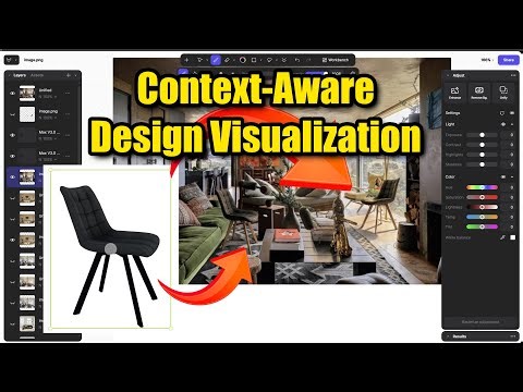 From 3D Model to Context Chair Visualization Using Vizcom Unify #generativeai #generativedesign