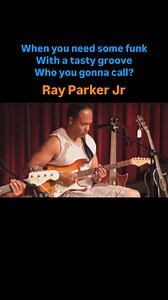Busting out the funk! This is great example of using left hand muting while strumming multiple strings to achieve staccato single notes or chords mixed in with rhythmic scratches. Keeping the right hand moving and placing notes on the occasional upstroke adds a nice syncopation but still sits in the groove. Ray Parker Jr has been cranking out tasty guitar riffs since the late 1960’s. He has worked with a who’s who list of legendary artists as a songwriter, guitarist, singer and producer. Althoug