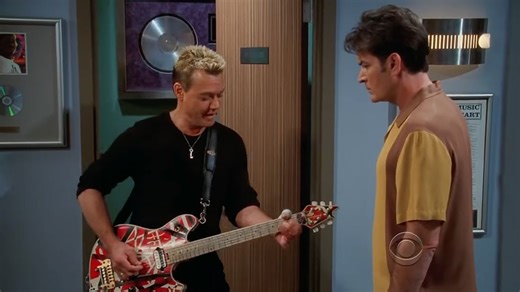 “He plays that amazing lead, and I'm like two feet from him. Can you get a better private concert with Van Halen, anywhere, ever?”: Charlie Sheen reveals the real story behind Eddie Van Halen’s legendary Two and a Half Men cameo