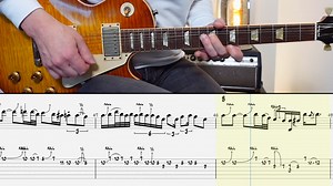 带谱演奏 Lenny Kravitz - Always On The Run _ Guitar cover WITH TABS _