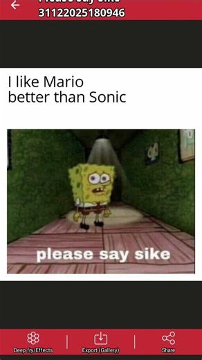 sonic vs Mario memes