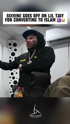 6ix9ine Goes Off On Lil Tjay For Converting To Islam