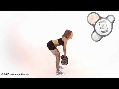 Romanian Deadlift with dumbbells - Peso muerto rumano con mancuernas