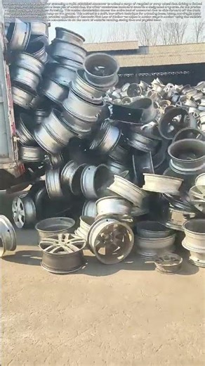 Dumping by Momentum: How a Truck Driver Unloads Wheel Rims with Physics