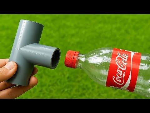Just Insert an Old Plastic Bottle into a PVC Pipe — A Simple Trick to Make Millions!
