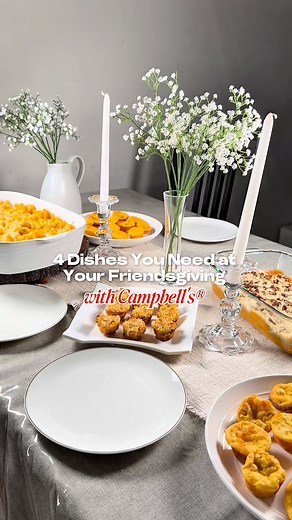 Friendsgiving is all about flexing what you can do in the kitchen.💪 🍗 May we offer these four dishes as options to wow your pals? | Campbell's