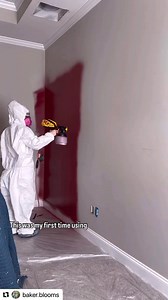 1.2K views · 148 reactions | Goodbye gray walls  Hello ruby red  @baker.blooms is making a statement with this moody vibe! What a beautiful change—painted with our FLEXiO 3500 ✨ | Wagner Painting | Facebook