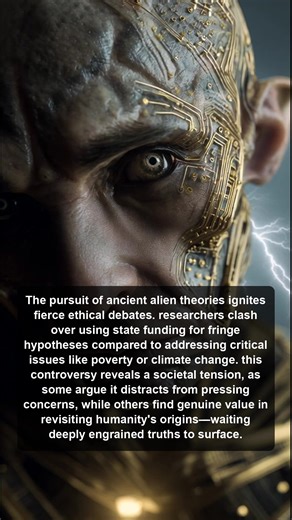 Exploring the clash between ancient alien theories and urgent societal issues, this debate highlights the tension between funding fringe hypotheses and addressing critical challenges like poverty and climate change. | Alien Radar