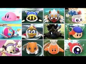 Kirby Air Riders - All Character Swimming Animations