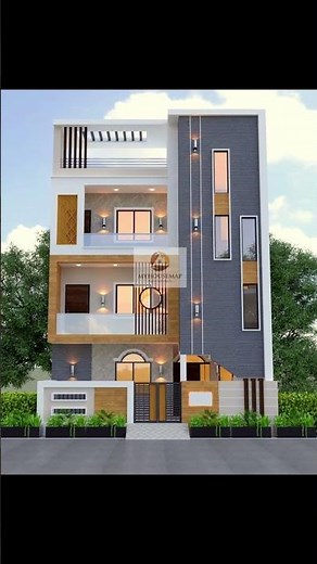 Best 3 Floor House design In Modern Concept