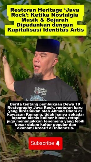 Ahmad Dhani buka restoran heritage "Java Rock"