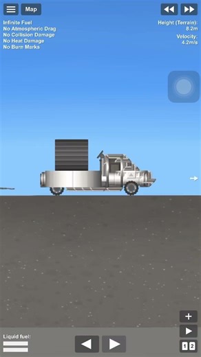 forklift but bigger cargo #sfs #spaceflightsimulator #forklift