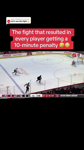 Replying to @BallySports the hockey fight between the Florida Panthers and the Ottawa Senators that resulted in everyone getting a 10-minute penalty #nhl #hockey #hockeyfighting #timetohunt #ottawasenators