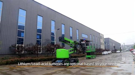 Self-Propelled 14 Meters Hydraulic Lift Height Diesel Articulated Boom Lifts Aerial Working Platform Manlift