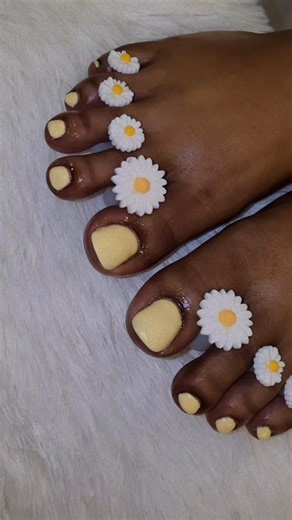 Let your toes shine in pastel yellow ☀️🌼. Your support means everything to us. Thank you for choosing Peacock Nail Studio ✨ DM us & book your slots now 💅✨ Contact us: 60 10 821 0727 #manicurepedicure #peacocknailstudio #bukitindah #fypage #viraltiktok