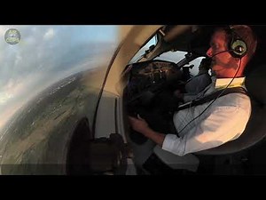 Airbus A220 Cockpit Landing after Transatlantic Delivery Flight!!! [AirClips]