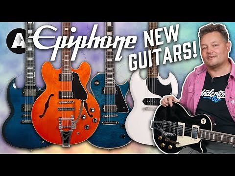 Epiphone Refresh the Range with Unique Guitars & Finishes!