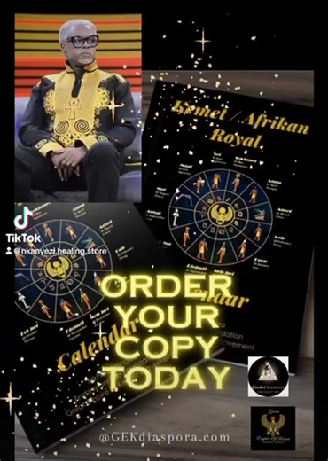Hotep Royals order you calendar if you’re in the diaspora here: gekdiaspora.com/products/kemet… | Great Empire of Kemet Bonabakhulu