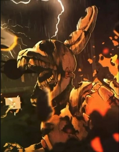 Springtrap scream edit #edit #fnaf #fivenightsatfreddys #shorts #viral