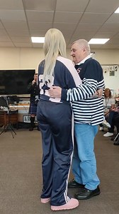 28K views · 595 reactions | A lovely moment this afternoon with Kirk James singing The Rose as his final song and a little dance with Neil and Laura 殺 #caregiver #Prestonpans #ageisnothingbutanumber #scotland #charity | Harlawhill Day Care Centre | Facebook
