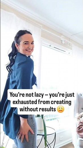 You’re not lazy — you’re just exhausted from creating without results 😩