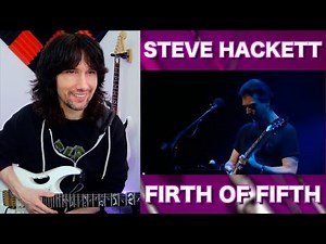 A 3 minute solo, analysed for 20 minutes?! That's Steve Hackett!