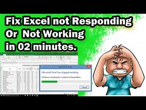 How to Fix Excel not responding and excel not working when Enable content in office 2016 Or 2013.