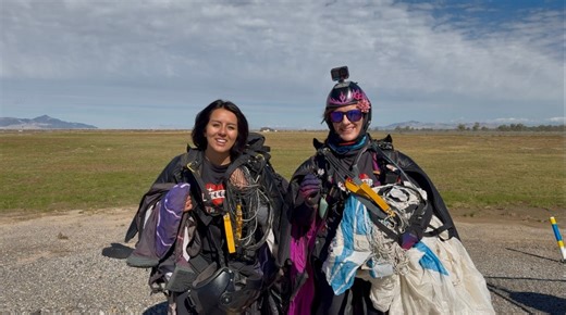 Meet the first all-female U.S. wingsuit team making history in the sky