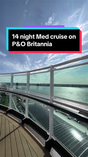 14 day P&O Britannia Mediterranean cruise itinerary #pando #cruise #cruiseship #cruisetok #travelwithme #traveltok