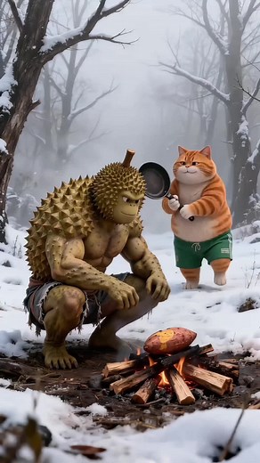 Cute Orange Kitten Cartoon Moments