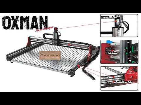The performance on wood of OXMan CNC from BulkMan 3D