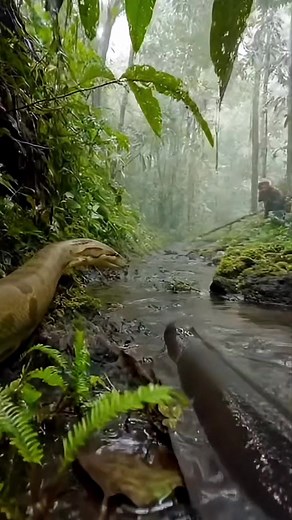 Python vs Electric Eel 🤯⚡️🐍 #animals #wildlife #viral #trending #reel #reels #fbreels #fypシ #reelviral #foryouシ | Riteek Kashyap