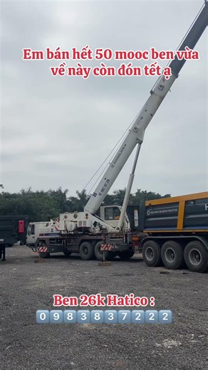 Mooc ben 26k Hatico về kín bãi, mooc ben 4 gối đổ an toàn #mooc #moocben