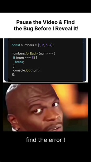 Why This JavaScript Code Is Not Working? 🤔 Find the Error! #javascript #devloper #debug #error
