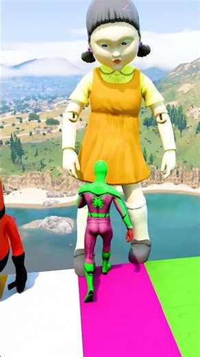 GTA 5 Epic Water Ragdolls | Spider-Man Jumps / Fails ep.16602 #shorts