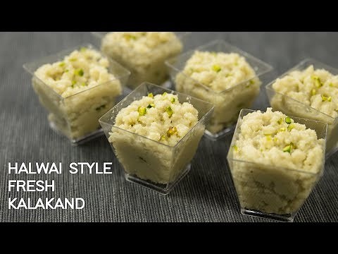 Perfect Kalakand Recipe - Fresh Indian Milk Cake Halwai Style Diwali Special | CookingShooking