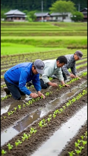 Peaceful Morning in a Japanese Vegetable Garden. #farming #japanese