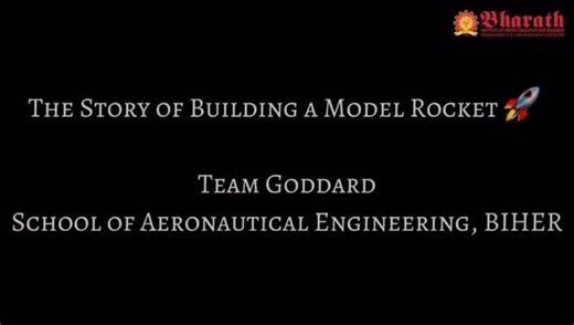 Bharath University on Instagram: "🚀 From vision to liftoff! In their very first attempt, our B.Tech Aerospace Engineering students designed, built, tested, and launched their own model rocket—earning a spot in the finale of the IN-SPACe Model Rocketry & CANSAT India Student Competition, organized by IN-SPACe, ISRO & ASI. Huge congratulations to Team Goddard for their grit, teamwork, and passion for learning. Your journey inspires us to dream bigger and aim higher. #teamgoddard #aerospaceenginee