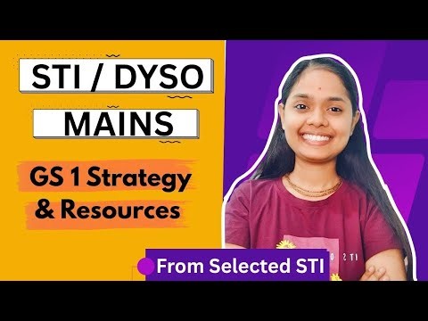 STI Mains GS-1 Strategy 🔥 | Resources Explained