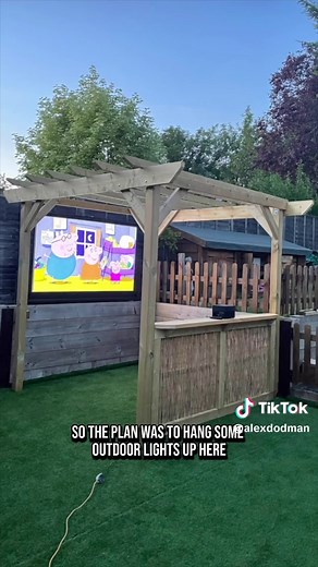DIY Pergola Hot Tub Setup for the Euros